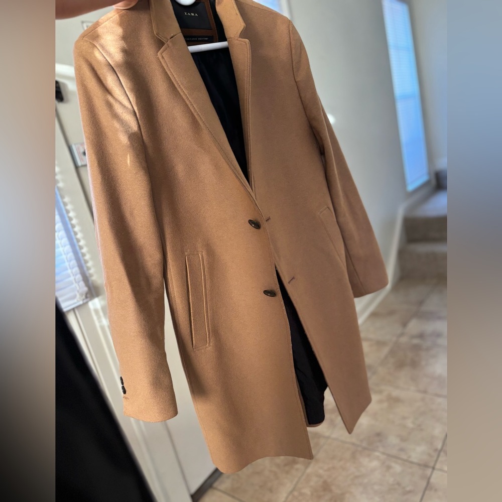 ZARA Women’s Wool Blend Mid length coat